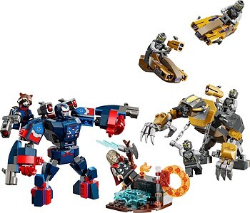 Фото LEGO Marvel Мстители: Завершение Тор против Читаури (76322)