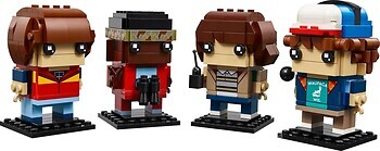 Фото LEGO BrickHeadz Stranger Things: Майк, Дастин, Лукас и Уилл (40801)