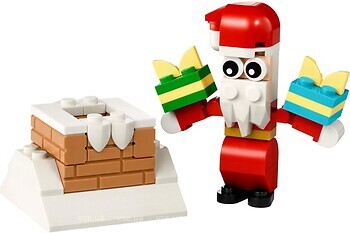 Фото LEGO Creator Рождественские забавы с дымоходом с Сантой (30692)