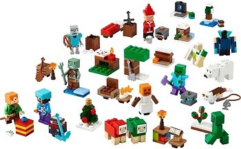 Фото LEGO Minecraft Адвент-календарь 2025 (21280)