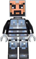 Фото LEGO Minecraft Skin 5 - Pixelated, Male with Black and Silver Armor (min038)