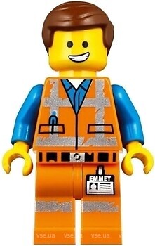 Фото LEGO Movie Emmet - Smile / Scared, Worn Uniform (tlm125)