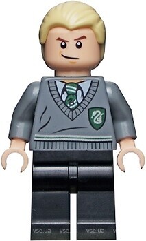 Фото LEGO Harry Potter Draco Malfoy - Slytherin Stripe and Shield Torso (hp115)