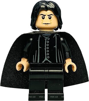 Фото LEGO Harry Potter Professor Severus Snape - Light Nougat Head, Brown Facial Lines (hp100)