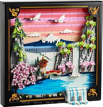 Фото LEGO Art Японский пейзаж с цветением сакуры (31218)