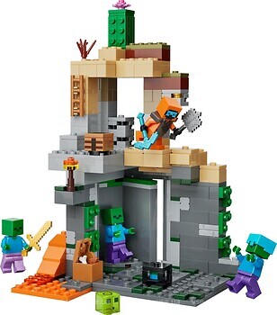 Фото LEGO Minecraft Подземелье зомби (21587)
