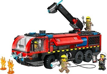 Фото LEGO City Пожарный грузовик в аэропорту (60499)