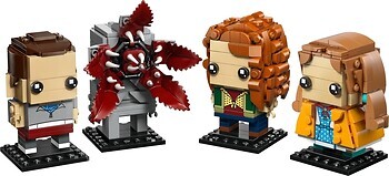 Фото LEGO BrickHeadz Одиннадцать, Макс, Демогоргон и Холли (40879)