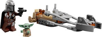 Фото LEGO Star Wars Скоростной мотоцикл Мандалорца и Грогу (75436)