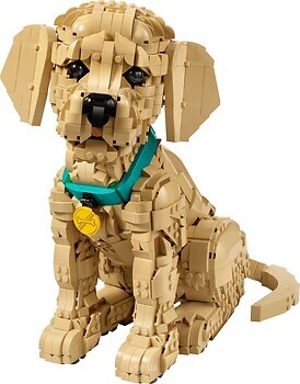 Фото LEGO Icons Щенок золотистого ретривера (11384)