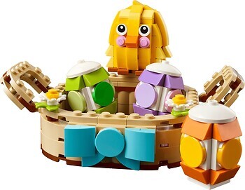 Фото LEGO Корзина с пасхальными яйцами (40863)