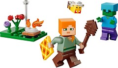 Фото LEGO Minecraft Конфликт у костра Алекса (30732)