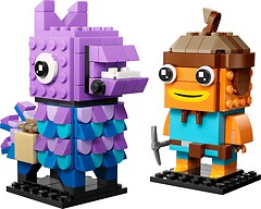 Фото LEGO BrickHeadz Лама и Фишстик (40881)