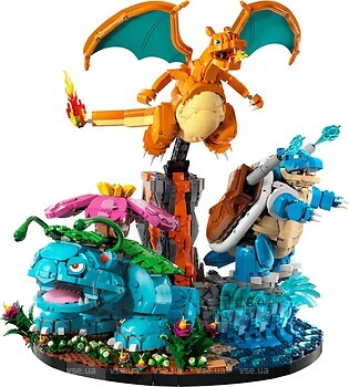 Фото LEGO Pokemon Венузавр, Чаризард и Бластойз (72153)