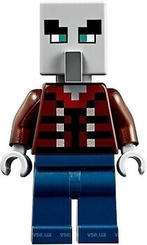 Фото LEGO Minecraft Illager (Vindicator) - Narrow Eyes (min194)