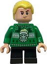 Фото LEGO Harry Potter Draco Malfoy - Green Holiday Sweater, Black Short Legs (hp591)
