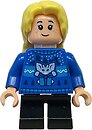 Фото LEGO Harry Potter Luna Lovegood - Blue Holiday Sweater, Black Short Legs (hp594)