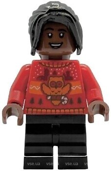 Фото LEGO Harry Potter Angelina Johnson - Red Holiday Sweater, Black Medium Legs (hp593)