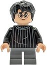 Фото LEGO Harry Potter Harry Potter - Black Striped Sweater, Dark Bluish Gray Short Legs (hp538)