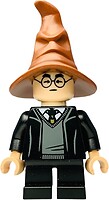 Фото LEGO Harry Potter Harry Potter - Hogwarts Robe, Reddish Brown Sorting Hat (hp466)