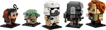 Фото LEGO BrickHeadz Мандалорец и Грогу: Союзники и злодеи (40856)