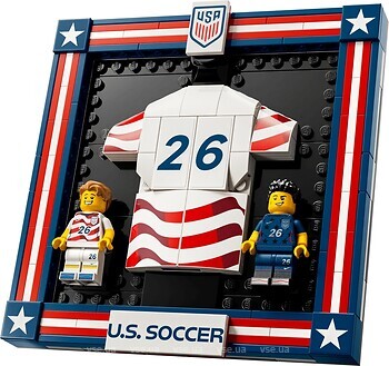 Фото LEGO Editions Футболка национальной сборной США по футболу 2026 года (43033)
