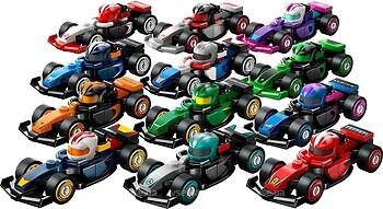 Фото LEGO Minifigures Коллекционные гоночные автомобили F1 Полная коллекция (71049-13)