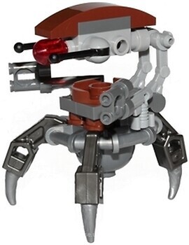 Фото LEGO Star Wars Droideka (Destroyer Droid) - Pearl Dark Gray Arms Mechanical (sw0441)