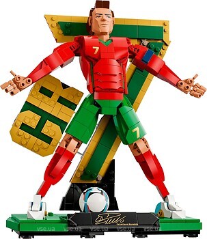 Фото LEGO Editions Криштиану Роналду – легенда футбола (43016)