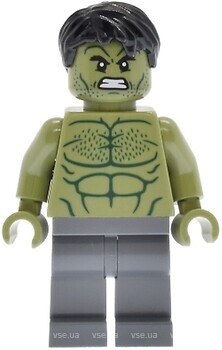 Фото LEGO Super Heroes Hulk - Minifigure, Dark Bluish Gray Legs (sh1013)