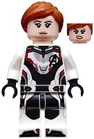 Фото LEGO Super Heroes Black Widow - White Jumpsuit, Dark Orange Ponytail (sh0571)