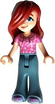 Фото LEGO Friends Paisley - Dark Pink Hoodie, Sand Blue Trousers Bell-Bottoms (frnd0589)