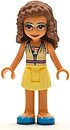 Фото LEGO Friends Olivia - Bright Light Yellow Dress and Blue Shoes (frnd0350)