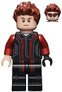 Фото LEGO Super Heroes Hawkeye - Black and Dark Red Suit, Reddish Brown Spiked Hair (sh0172)