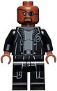 Фото LEGO Super Heroes Nick Fury - Gray Sweater and Black Trench Coat, Shirt Tail (sh0585a)
