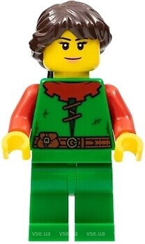 Фото LEGO Castle Forestwoman - Red, Ponytail (cas558)