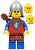 Фото LEGO Castle Lion Knight - Female, Flat Silver Neck Protector, Quiver, Freckles (cas564)