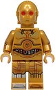 Фото LEGO Star Wars C-3PO - Printed Legs, Toes and Arms, Red Eyes (sw1440)