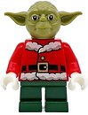 Фото LEGO Star Wars Yoda - Olive Green, Red Santa Jacket, Dark Green Short Legs (sw1071)
