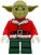 Фото LEGO Star Wars Yoda - Olive Green, Red Santa Jacket, Dark Green Short Legs (sw1071)