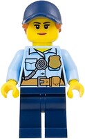 Фото LEGO City Police Officer - Female, Dark Orange Ponytail (cty0992)