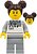 Фото LEGO City Formula 1 Mechanic - Female, Polo Shirt, Dark Brown Hair with Buns, Freckles (cty1833)