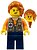 Фото LEGO City Jungle Photographer - Female, Orange Shirt, Dark Blue Legs, Dark Orange Hair (cty1766)