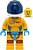 Фото LEGO City Lunar Space Station Astronaut - Female, Bright Light Orange and Dark Azure Suit, Dark Blue Visor (cty1420)