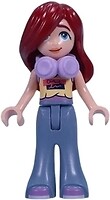 Фото LEGO Friends Paisley - Bright Light Yellow Tank Top, Sand Blue Trousers Bell-Bottoms, Lavender Headphones (frnd0704)