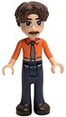 Фото LEGO Friends Martin - Orange Shirt, Dark Blue Trousers, Black Shoes (frnd0703)