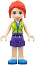 Фото LEGO Friends Mia - Dark Purple Shorts, Lime Jacket Top, Red Hair (frnd0349)