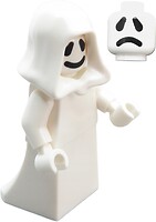 Фото LEGO City Ghost - White Hood, White Lower Body Skirt (twn392)