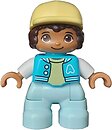 Фото LEGO Duplo Child Boy - Medium Azure Jacket with Capital Letter A, Bright Light Yellow Cap (47205pb099)