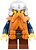 Фото LEGO Castle Dwarf - Dark Orange Beard, Metallic Silver Helmet with Studded Bands, Dark Blue Arms, Brown Beard (cas377)